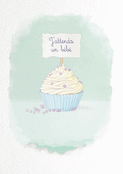 Un doux cupcake annonce une vie nouvelle